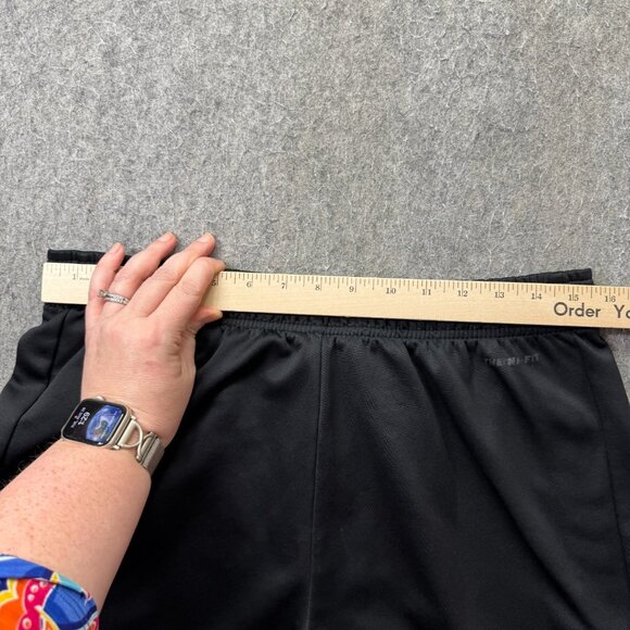 Nike Sweatpants Men L Black 29" Slim Fit Tapered Slacker KO Therma Cuffed Fleece - Picture 10 of 16